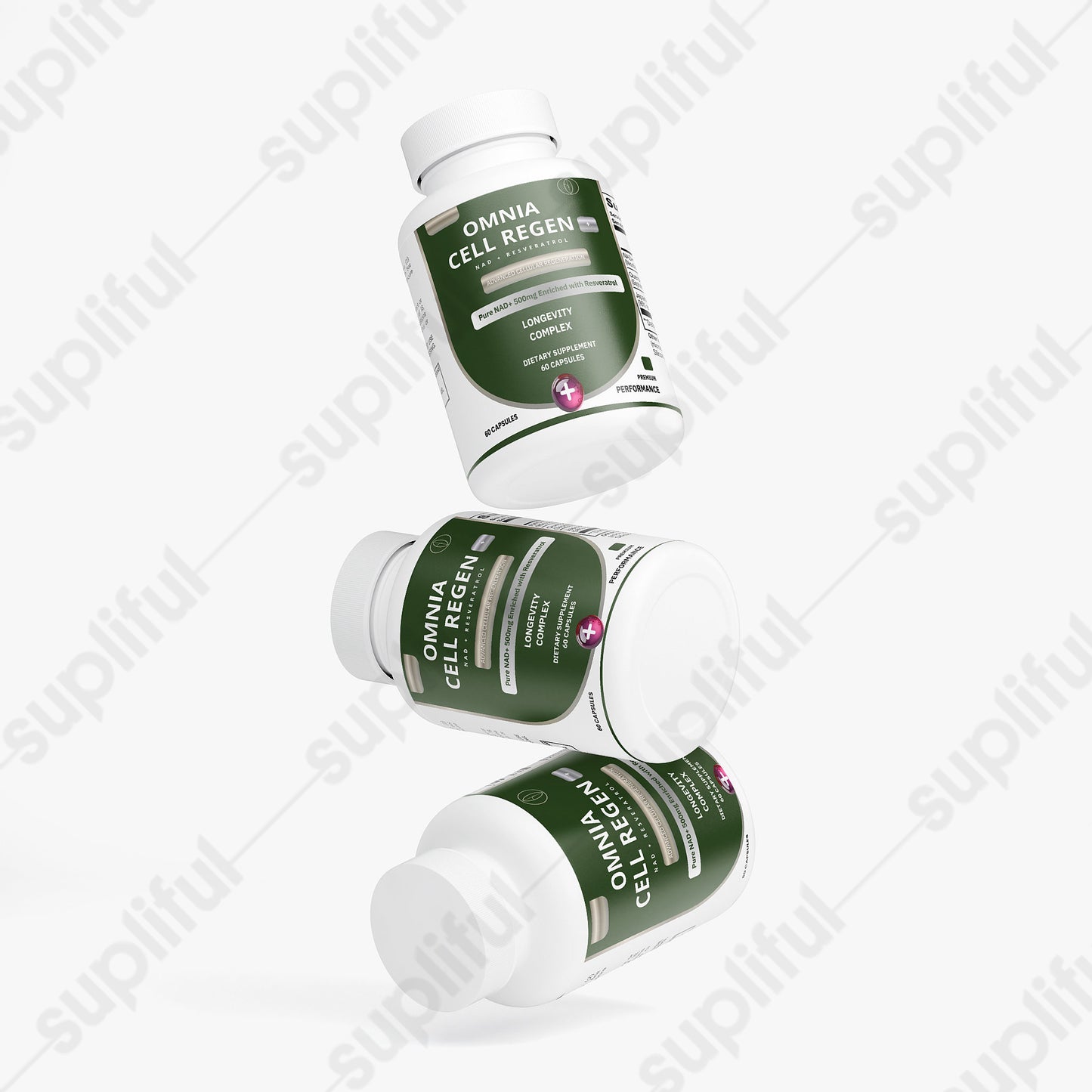OMNIA Cell Regen - NAD+ con Resveratrol y Quercetina.