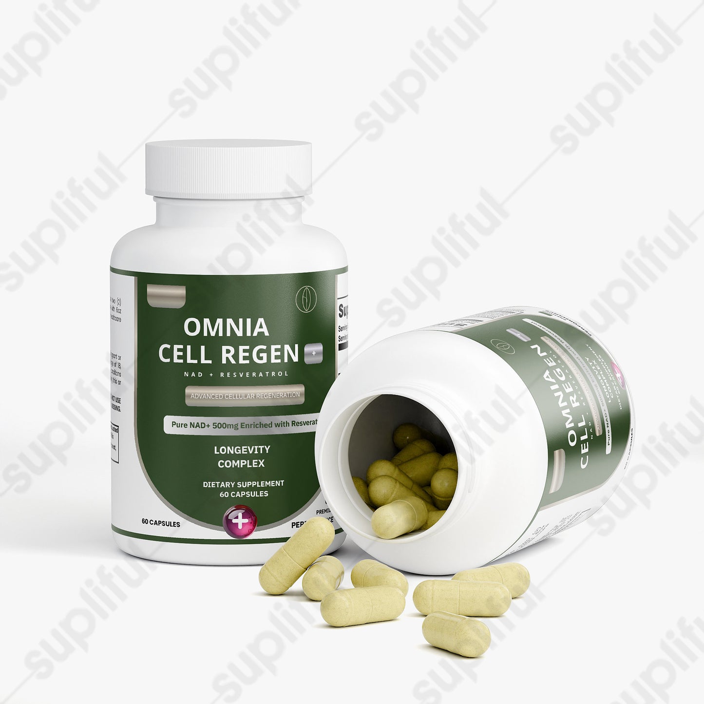 OMNIA Cell Regen - NAD+ con Resveratrol y Quercetina.